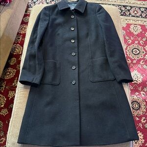 346 Brooks Brothers Wool/Cashmere Long Peacoat Coat Lined (TD)